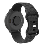 18 mm silikonklokkerem for Garmin Forerunner 265S, Fossil GEN6, Huawei honor Sort