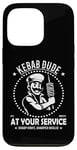 Coque pour iPhone 13 Pro Couteau à aiguiser Kebab Dude - Sharp Skills - Design amusant