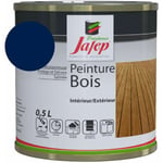 Jafep - Peinture bois bleu marine 0,5 l