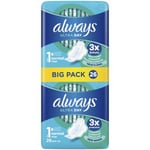 Always always ultra Serviette hygiénique Normal à ailettes, BigPack