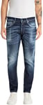 REPLAY Herren Jeans Willbi Regular Fit, Bleu (Dark Blue 007-5), 33W / 30L