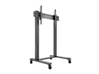 MULTIBRACKETS – M PUBLIC DISPLAY STAND 180 DUAL PILLAR WHEELBASE BLACK (7350073732739)