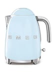 Smeg Klf03 Retro Style Jug Kettle, 300W, 1.7L - Pastel Blue