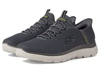 Skechers Homme Summits High Range Chaussures de Travail, Charcoal, 42 EU Large