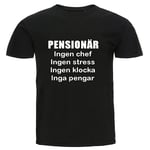 T-shirt - Pensionär, Inga pengar M