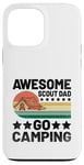 Coque pour iPhone 13 Pro Max Awesome Scout Dad Go Camping Scout Scout Camper