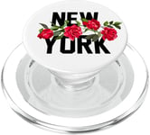 Cool Floral New York City Graphic Design, New York City PopSockets PopGrip for MagSafe