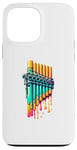 iPhone 13 Pro Max Dripping Paint Pan Flute Instrument Pan Flautist Flutist Case