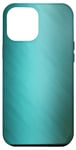 Coque pour iPhone 12 Pro Max Vert foncé turquoise dégradé