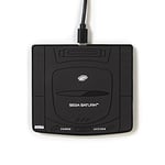 Numskull Official SEGA Saturn Console Wireless Charger Pad - 10W Fast Qi Charger for all Qi Wireless devices