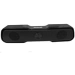 IMMERSIVE GAMING SOUNDBAR WIRED Computer Tablet TV USB Black Speakers G6224 UK