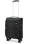 Caselite Ultra 55cm Softside Carry-On Suitcase Black