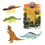 WORLD OF DINOSAURS Dino-Super Stretchy 5-Ass n'applique Pas de Dinosaures et de créatures préhistoriques, Multicolore (37056Z)