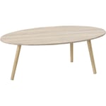 Table Basse Viborg 110 x 60 x 40 cm Effet Chêne et Effet Bois [en.casa]