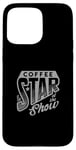 Coque pour iPhone 15 Pro Max Cafetière Barista Cafetière pour amateurs de caféine