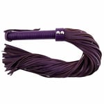 Rouge Purple Suede Leather Flogger Erotic Whip Kinky BDSM Naughty Spank Fetish