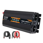 Convertisseur 12v 220v 1500W /3000W convertisseur de Tension Onduleur avec écran LCD USB