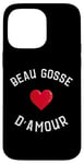 Coque pour iPhone 14 Pro Max Beau gosse d'amour Cadeau homme fête de l'amour