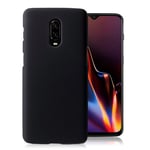 OnePlus 6T gummerat fodral - Svart