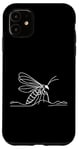 Coque pour iPhone 11 Entomologistes d'art linéaire Antlion