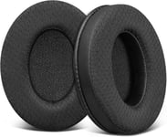 Mousse Coussin Coussinets pour Sennheiser HD202/HD202II/HD203/HD212/HD212-Pro/HD437/HD447/HD457/HD477/HD497/EH150/EH250/EH350/HD62-TV/HD65-TV, Coussinets Tissu à Texture de Football Durable.[G115]