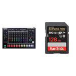 Roland Aira Rhythm Performer TR-8S, Black & SanDisk 128GB Extreme PRO SDXC card + RescuePRO Deluxe, up to 200MB/s, UHS-I, Class 10, U3, V30