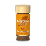 Nescafe Gold Blend Rich Caramel Instant Coffee Jar 95g