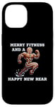 iPhone 14 Merry Fitness Happy New Rear Workout Christmas Cookie Case