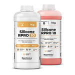 Reschimica Silicone pour Moulage 1:1 R Pro 10, Caoutchouc de Silicone Liquide idéal pour Les moules Souples et Compatible avec Les résines, la Cire, Le plâtre et d'autres matériaux (2 kg)