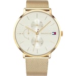 Tommy Hilfiger Womens 1781943 Jenna Ladies Watch - Gold - One Size