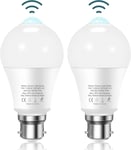 Torkase PIR Motion Sensor Light Bulb, 13W B22 Bayonet Smart Light Bulbs, 5