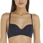 Tommy Hilfiger BH Lace Trim Bra Marine A 70 Dame