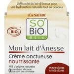 Creme onctueuse nourrissante mon lait d'anesse bio 50ml so bio etic