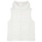 Manteau enfant Teddy Smith  DOUDOUNE SANS MANCHE BLANCHE - MIDDLE WHITE - 10 ans