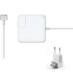 Chargeur Alimentation secteur 45W type magsafe 2 aimanté carré pour Apple MacBook Air 11" Début 2015 A1465 - EMC 2924 marque Patona®