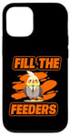 Coque pour iPhone 12/12 Pro Remplissez les mangeoires pour observer les oiseaux