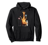 Giraffe Reading Tea Lover Bookworm Gift Shirt Pullover Hoodie