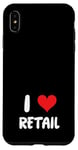 Coque pour iPhone XS Max I Love Retail - Vente en magasin de vêtements de caissier