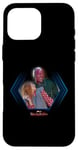 Coque pour iPhone 16 Pro Max Marvel WandaVision Wanda & Vision Cute Couple Framed