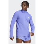 adidas Adizero Running Quarter-zip Long Sleeve Tee, størrelse X-Large