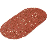 1001kdo - Tapis Fond de Baignoire Confort Terracotta