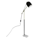 Les Tendances - Lampadaire articulé Suite noir et doré Atmosphera - Noir