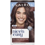 Clairol Nice'n Easy Crème, Pure Brunettes Permanent Hair Dye, 6PB Light Hazelnut Brown