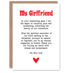 Greeting Card Love Poem Unicorn Magic Girlfriend Romance Poetry Valentine's Day