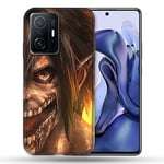 Coque pour Xiaomi 11T / 11T Pro Manga Attaque Titans Eren Titan