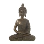 Alexandra House Living Figurine décorative en Plastique doré Bouddha 24 x 32 x 48 cm