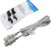 10ft White AC Power Cord for Sony PlayStation PS 4 Pro Gaming Console Main Cable