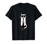 Funny Cat Wearing Sunglasses Playing Didgeridoo T-Shirt