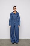 Jordan Jumpsuit - Mid Blue