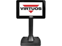 7'' Lcd-Färgdisplay Virtuos Sd700f, Usb, Svart